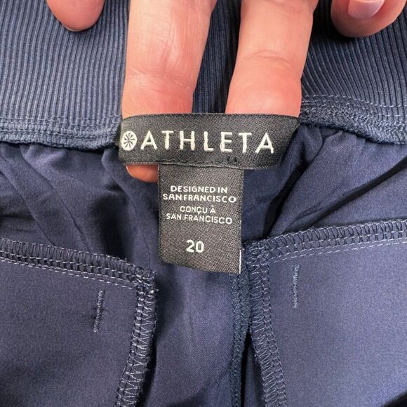 Athleta Brookyln Ankle Pant Navy Blue Womens 20 - Picture 6 of 10